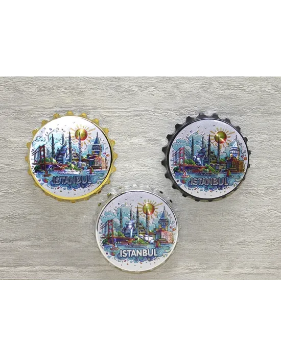İstanbul Temalı Metal Magnet Alk4341