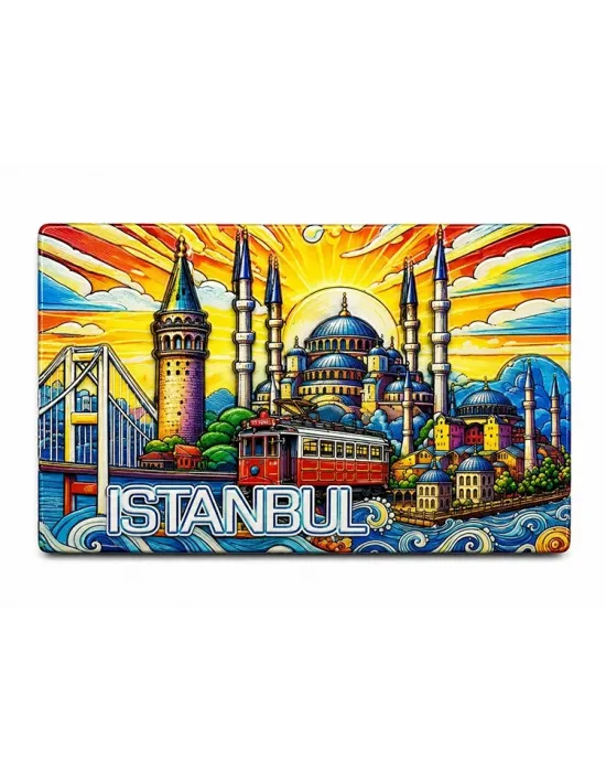 İstanbul Temalı Silikon Buzdolapı Süsü Magnet Alk5377