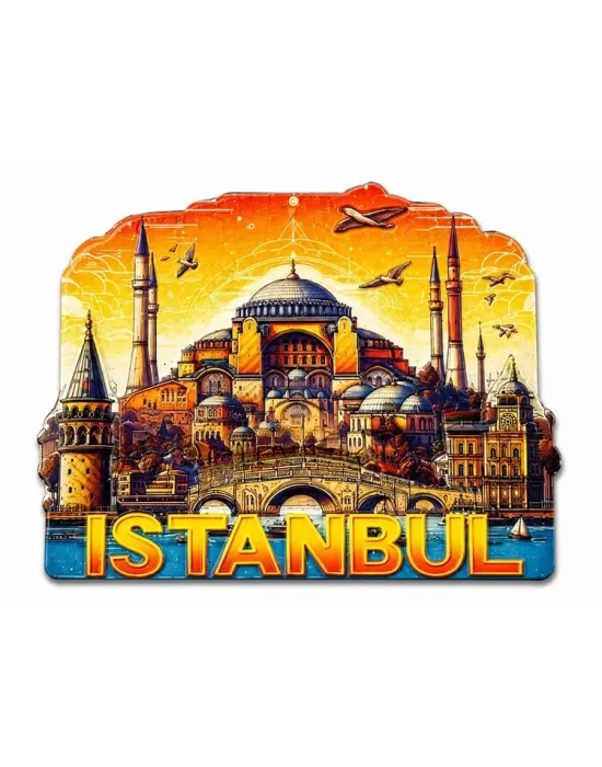 İstanbul Temalı Silikon Buzdolapı Süsü Magnet Alk5378
