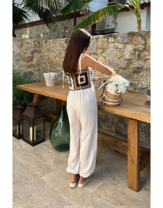 Jasmin Süzüneli Keten Tulum 1280-08