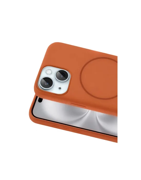 Joko Apple İphone 14 Kılıf Jully Magsafe Kapak - Turuncu