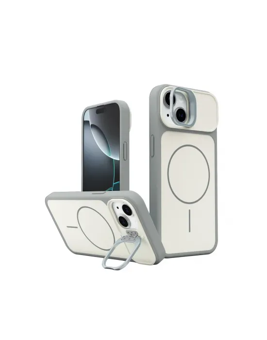 Joko Apple İphone 14 Pale Magsafe Standlı Kapak - Beyaz
