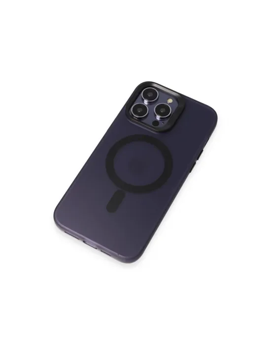 Joko Apple İphone 14 Pro Max Kılıf Mateks Magsafe Kapak - Derin Mor