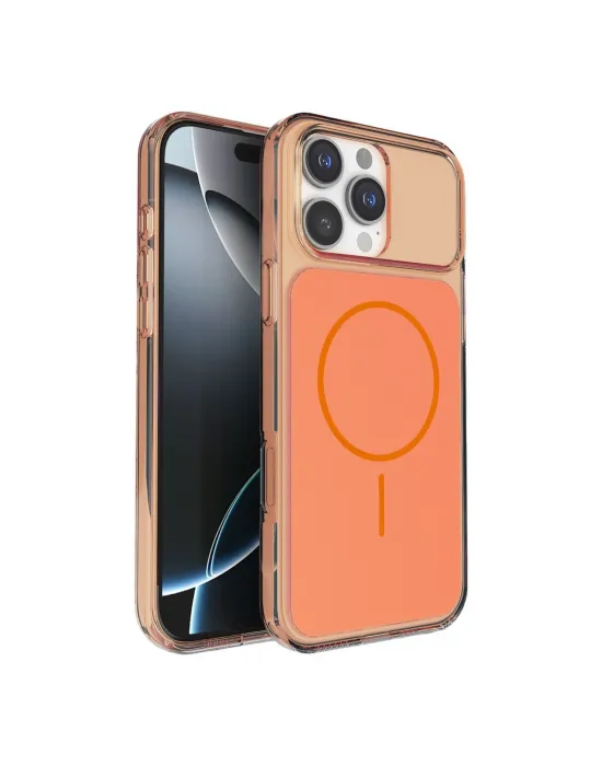 Joko Apple İphone 16 Pro Max Bruma Magsafe Kapak - Turuncu