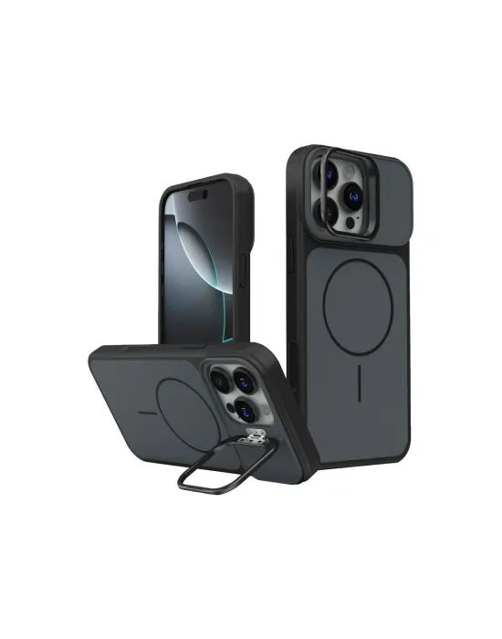 Joko Apple İphone 16 Pro Max Pale Magsafe Standlı Kapak - Siyah