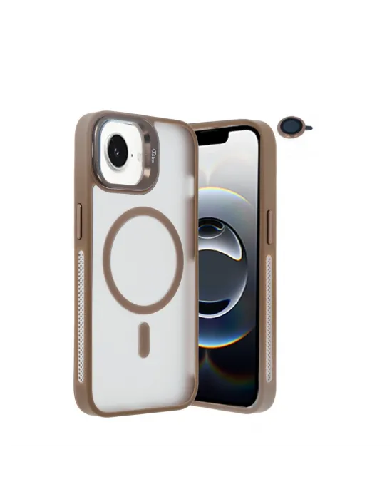 Joko Apple İphone 16e Flet Lens Magsafe Kapak - Gold