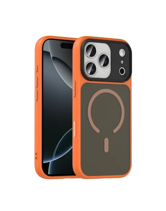 Joko Apple İphone 17 Pro Megane Magsafe Kapak - Turuncu