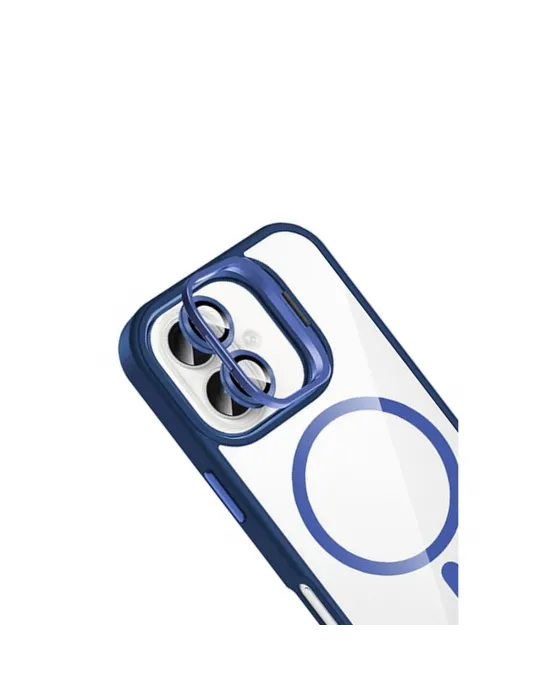 Joko Apple İphone 17 Remim Lensli Magsafe Standlı Kapak - Lacivert