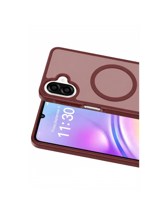 Joko Samsung Galaxy A07 4g Jota Magsafe Kapak - Bordo