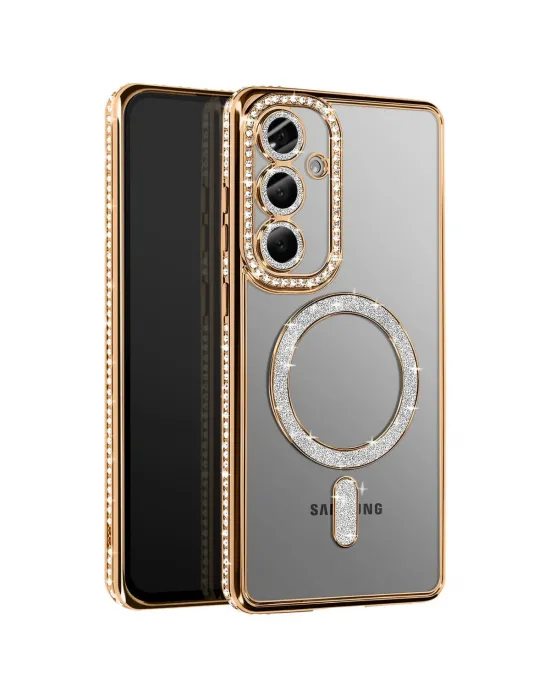 Joko Samsung Galaxy A57 5g Joke Simli Magneticsafe Kılıf - Gold