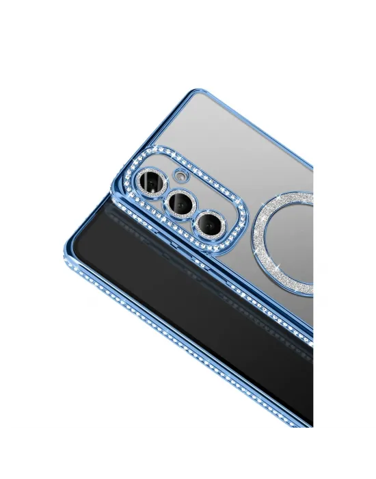 Joko Samsung Galaxy A57 5g Joke Simli Magneticsafe Kılıf - Mavi