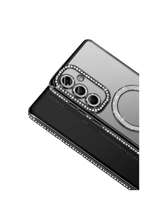 Joko Samsung Galaxy A57 5g Joke Simli Magneticsafe Kılıf - Siyah