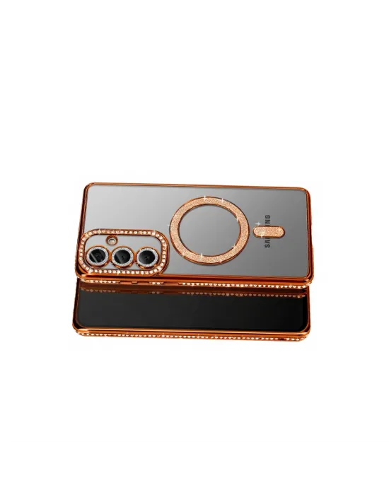 Joko Samsung Galaxy S26 Joke Simli Magneticsafe Kılıf - Turuncu