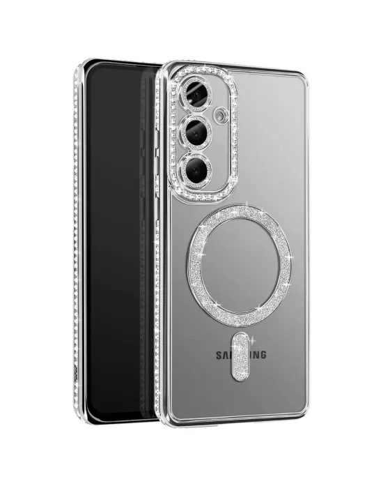 Joko Samsung Galaxy S26 Plus Joke Simli Magneticsafe Kılıf - Gümüş