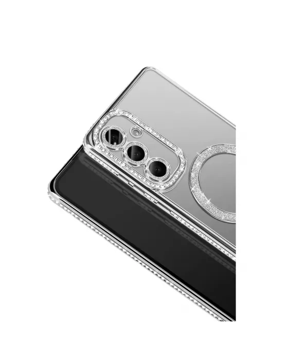 Joko Samsung Galaxy S26 Plus Joke Simli Magneticsafe Kılıf - Gümüş