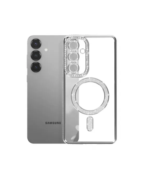 Joko Samsung Galaxy S26 Plus Joke Simli Magneticsafe Kılıf - Gümüş