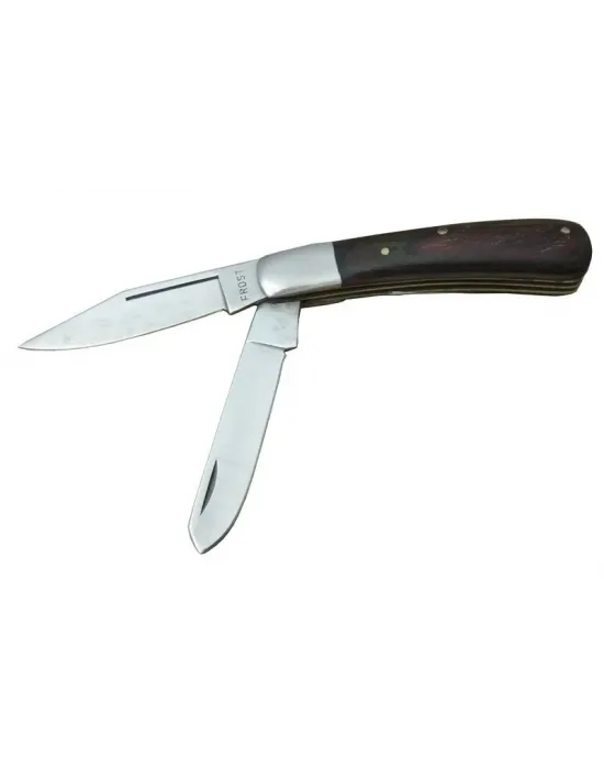 K-29 Falkon Çiftli Çakı 14 Cm - Ahşap Sap, Manuel