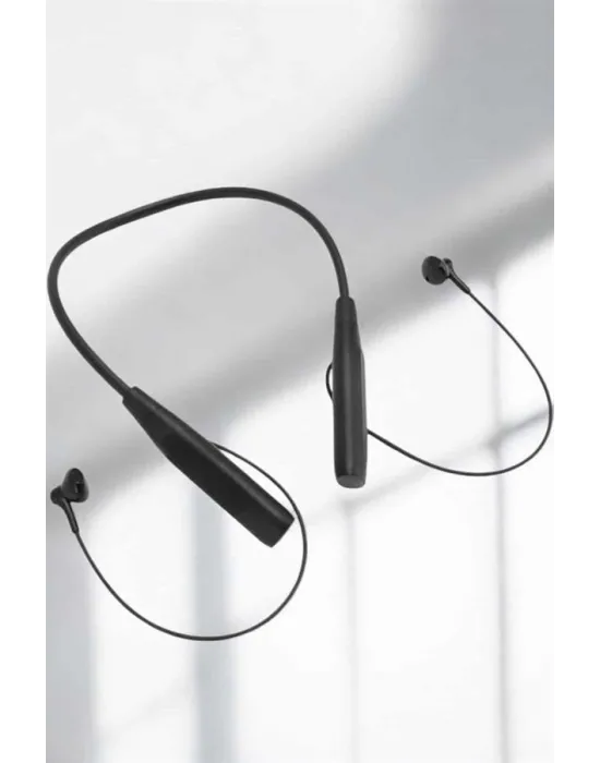 Kablolu Boyun Askılı Dijital Göstergeli Bluetooth Kulaklığı 60 Saat