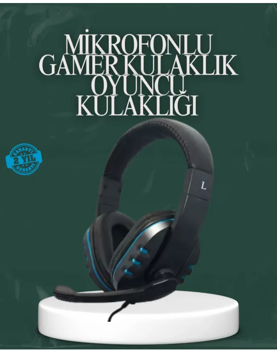 Kablolu Gaming Headset – Net Ses Ayrımı Ve Ayarlanabilir Konfor