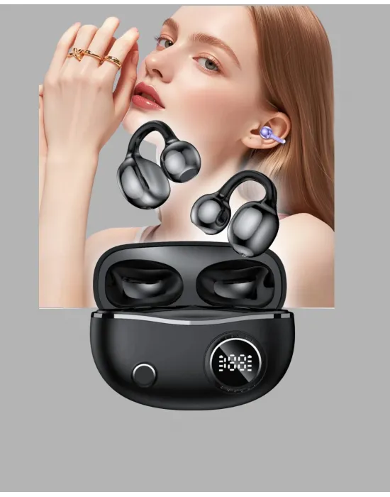 Kablosuz Açık Kulak Kulaklık Bluetooth 5.4 Type-c Hızlı Şarj 30 Saat