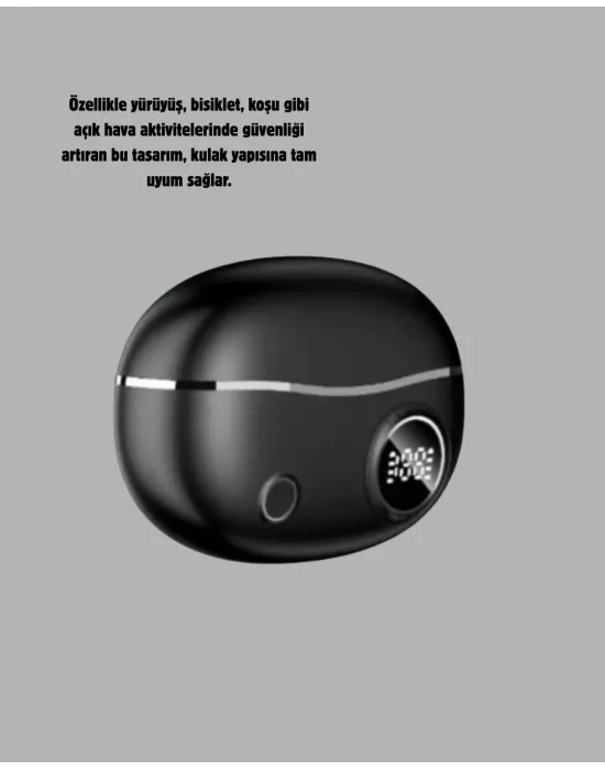 Kablosuz Açık Kulak Kulaklık Bluetooth 5.4 Type-c Hızlı Şarj 30 Saat