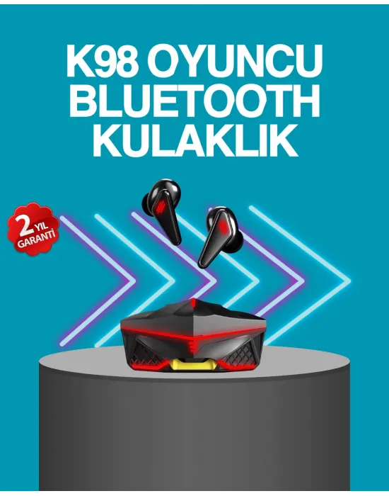 Kablosuz Bluetooth 5.0 Metal Kasa Gaming Kulaklık