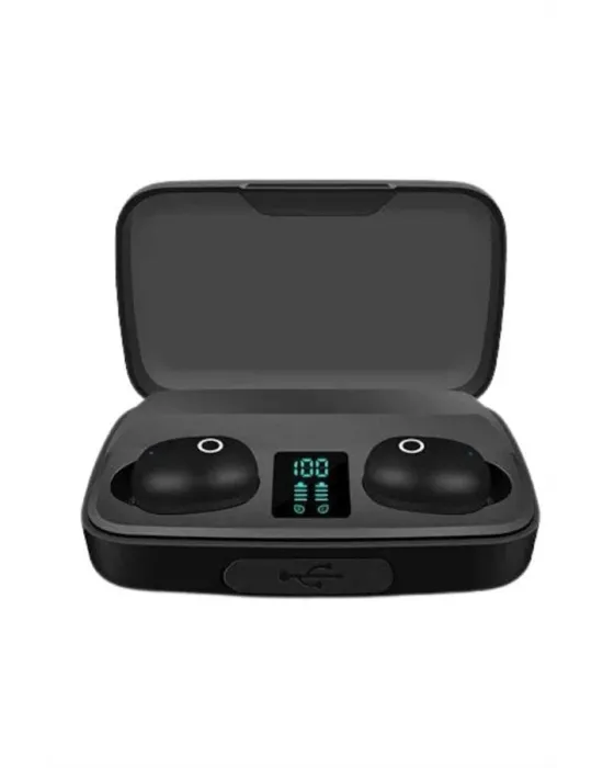 Kablosuz Bluetooth Kulaklık Android Ve İos Uyumlu Led Göstergeli Powerbankli