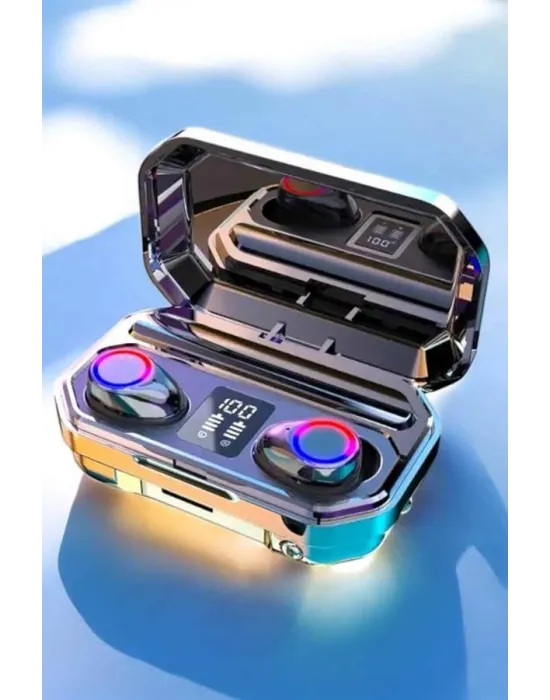 Kablosuz Bluetooth Kulaklık Dijital Göstergeli Uzun Pil Ömrü