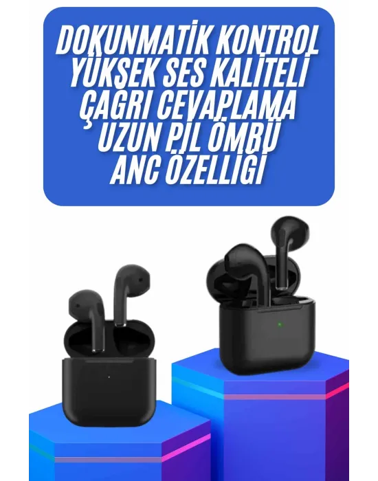 Kablosuz Bluetooth Kulaklık Tws Pro5 Kulaklık Anc Özelliği Dokunmatik Kontrol