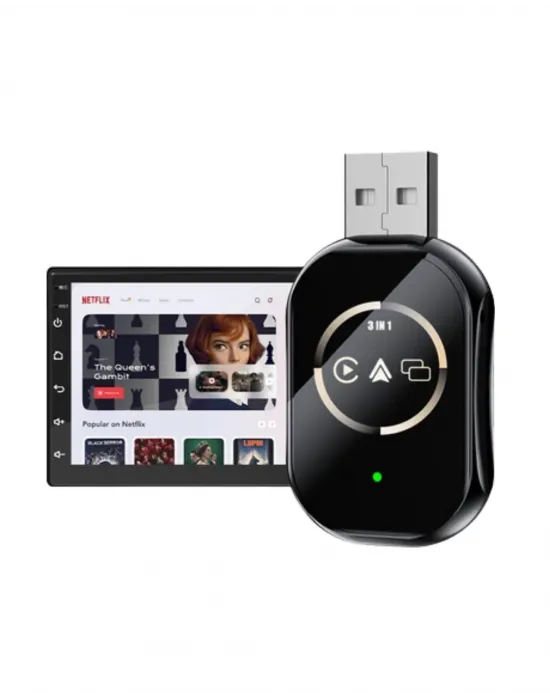 Kablosuz Carplay Android Auto Adaptörü Otomatik Eşleşme