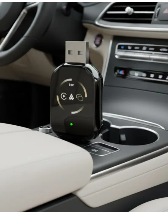 Kablosuz Carplay Android Auto Dönüştürücü Kablo Derdi Olmadan Bağlantı