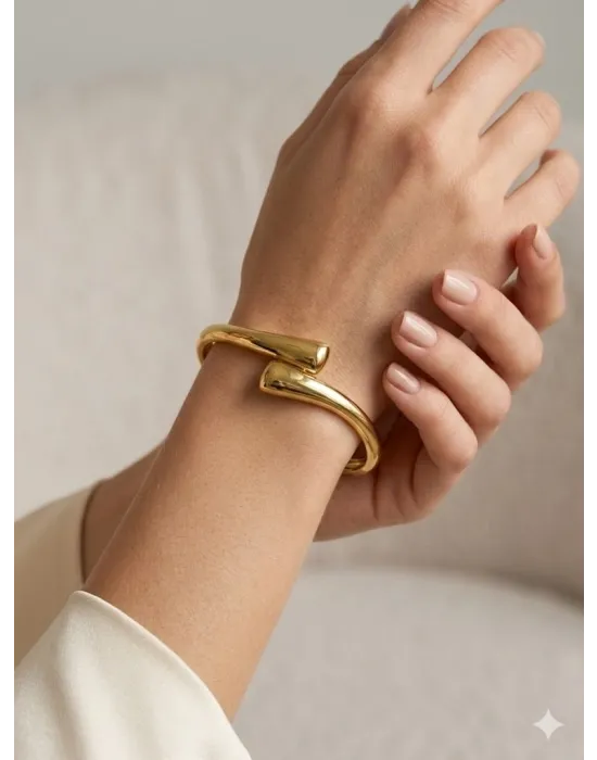 Kalın Damla Model Kelepçe - Kbl0443