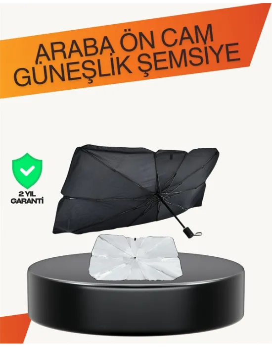 Kalın Kumaşlı Ön Cam Güneşliği – Solmaz, Deforme Olmaz, Uzun Ömürlü