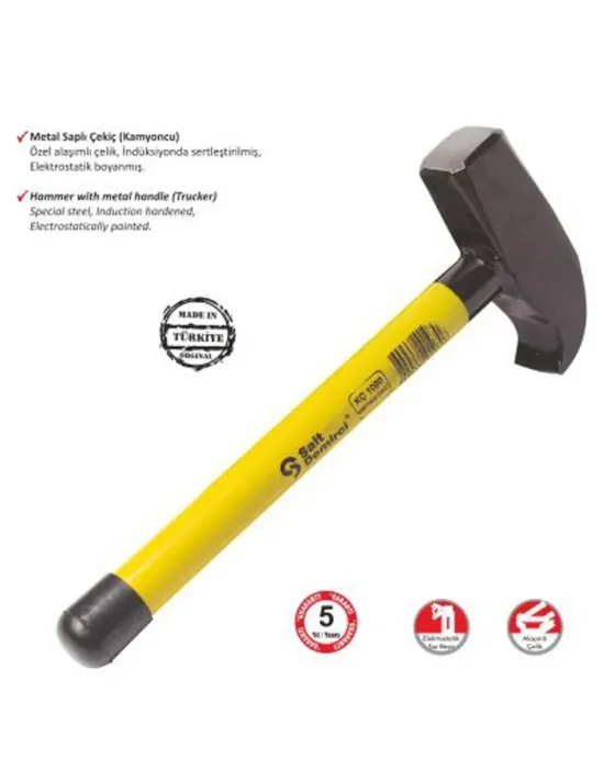 Kamyoncu Metal Saplı Çekiç 1000 Gr