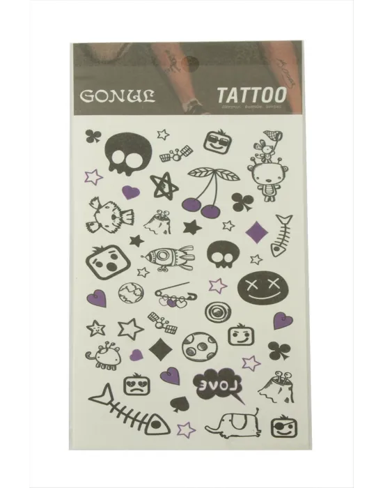 Karışık Tattoo Dövme Sticker