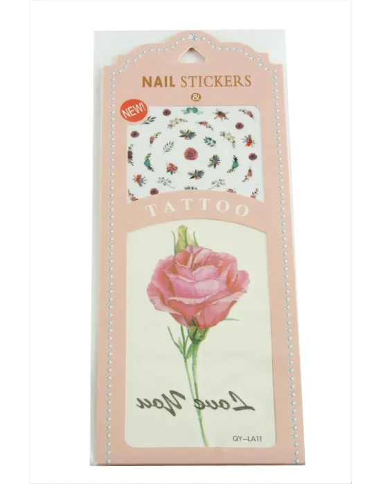 Karışık Tattoo Dövme Sticker 1 Adet