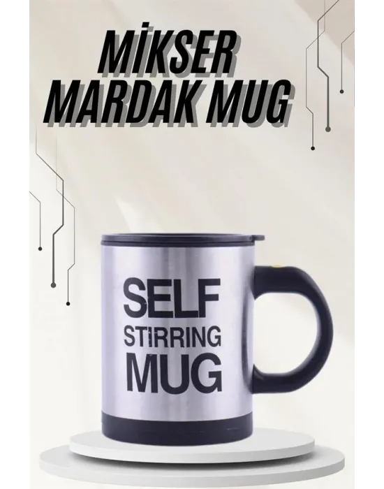 Karıştırıcı Özellikli Mikser Kupa Bardak Termos Bardak