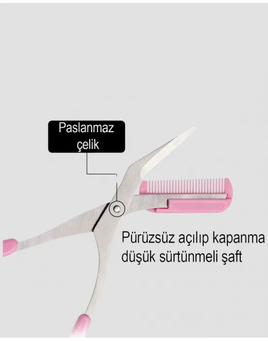 Kaş Şekillendirme Makası Taraklı – Hassas Ve Güvenli Kesim