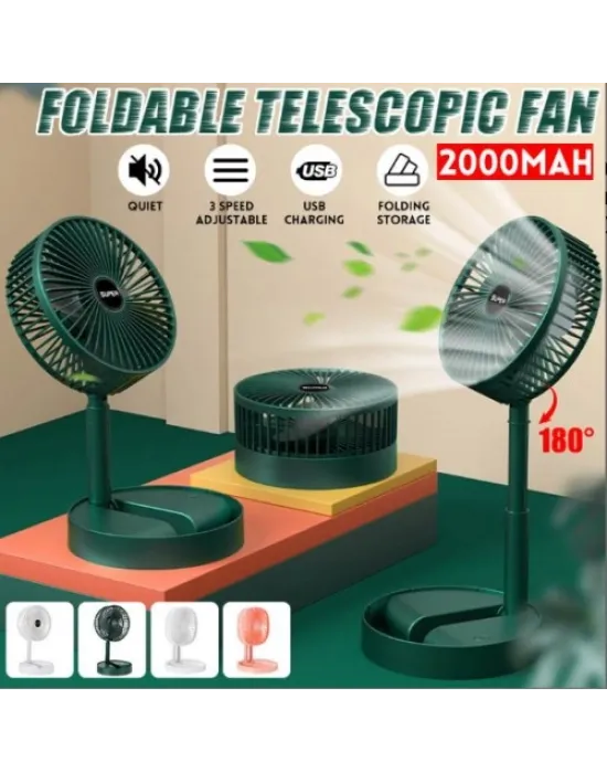 Katlanır Teleskopik Zemin Fanı