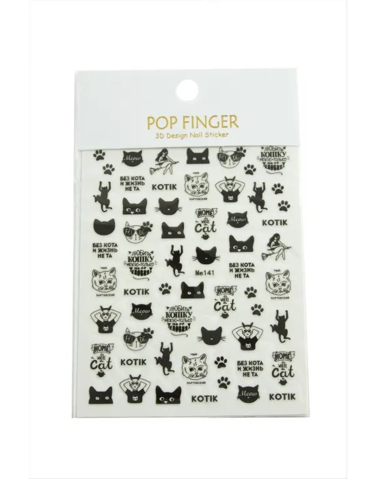 Kedi Tattoo Dövme Sticker