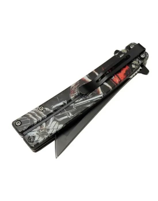 Kelebek Çakı Tanto 22,5 Cm , Kemerlikli