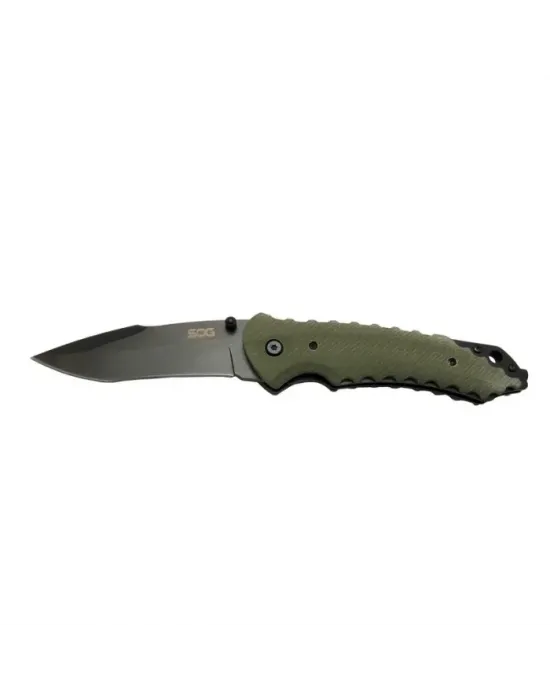 Kiku Çakı Haki 22 Cm Deri Kılıf , Kemerlikli