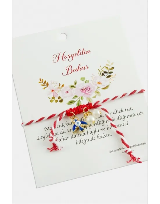 Kırlangıç İnci Marteniçka Makrome İp Bileklik