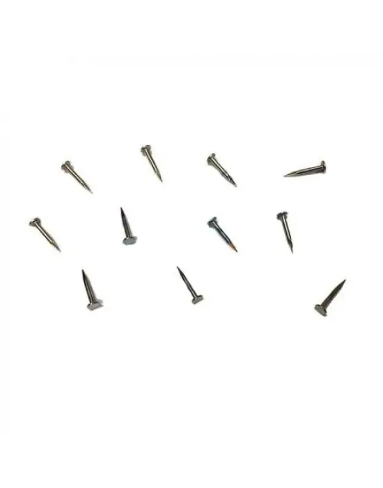 Klips, Menteşe, Ayağı Çivisi 9mm Çelik - Nikel 10gr