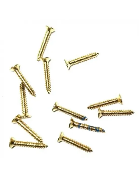 Klips, Menteşe, Ayak, Ağaç, Sunta Vidası 2,2x13 Mm - Sarı 100 Adet