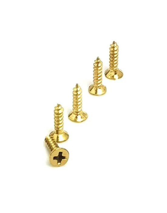 Klips, Menteşe, Ayak, Ağaç, Sunta Vidası 2,2x13 Mm - Sarı 100 Adet
