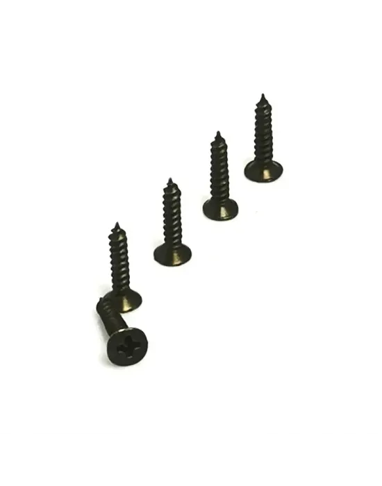 Klips, Menteşe, Ayak, Ağaç, Sunta Vidası 2,2x13 Mm - Siyah 100 Adet