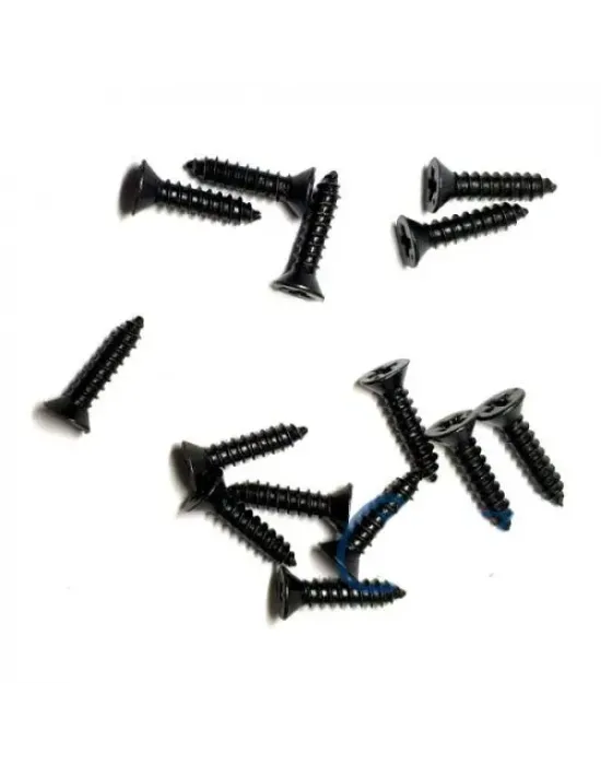 Klips, Menteşe, Ayak, Ağaç, Sunta Vidası 2,2x9,5mm - Siyah 1000 Adet