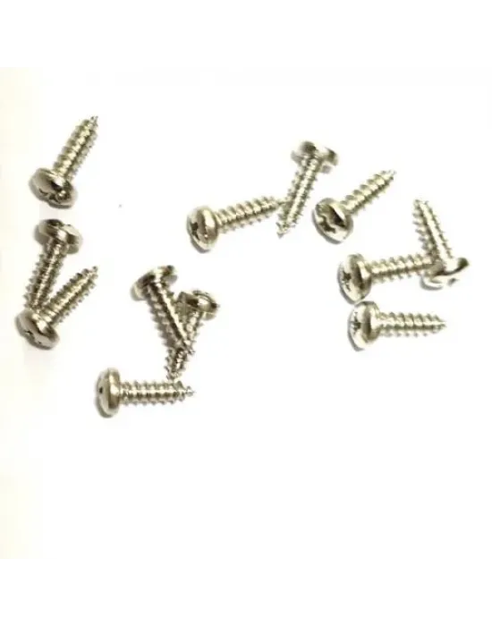 Klips, Menteşe, Ayak, Ysb Sac Vidası - 2,9x9,5mm Nikel, 100 Adet