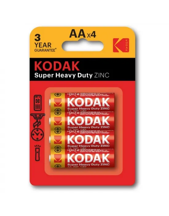 Kodak 4 Adet Çinko Karbon Blister Kalem Pil